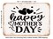 DECORATIVE METAL SIGN - Happy Mothers Day - Vintage Rusty Look